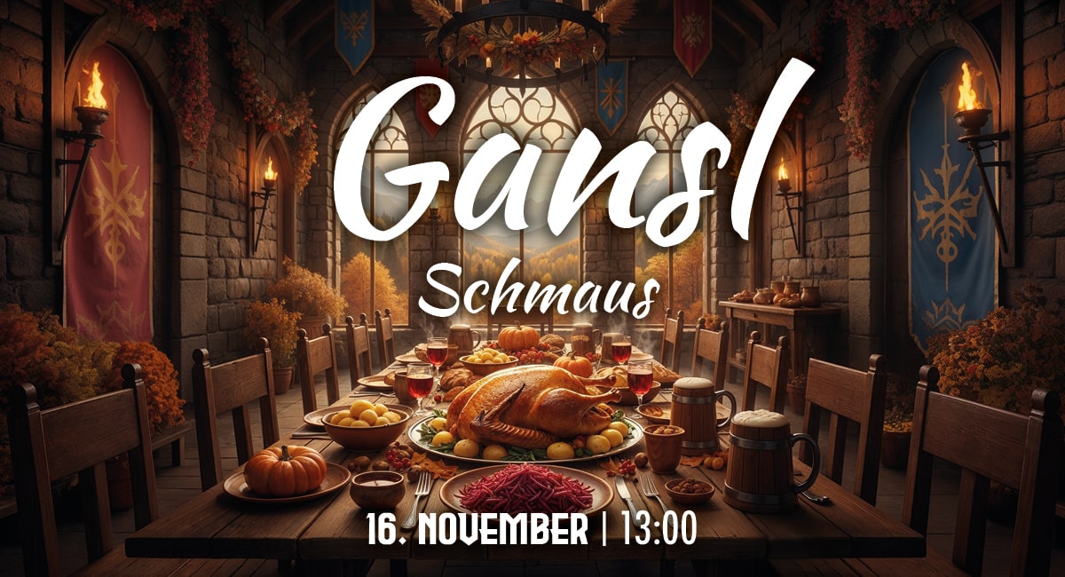 Gansl-Schmaus auf Burg Sommeregg
