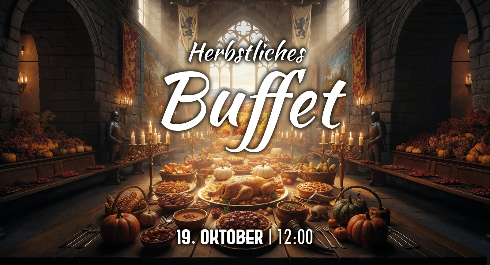 Herbstbuffet am 19.10.2025 auf Burg Sommeregg